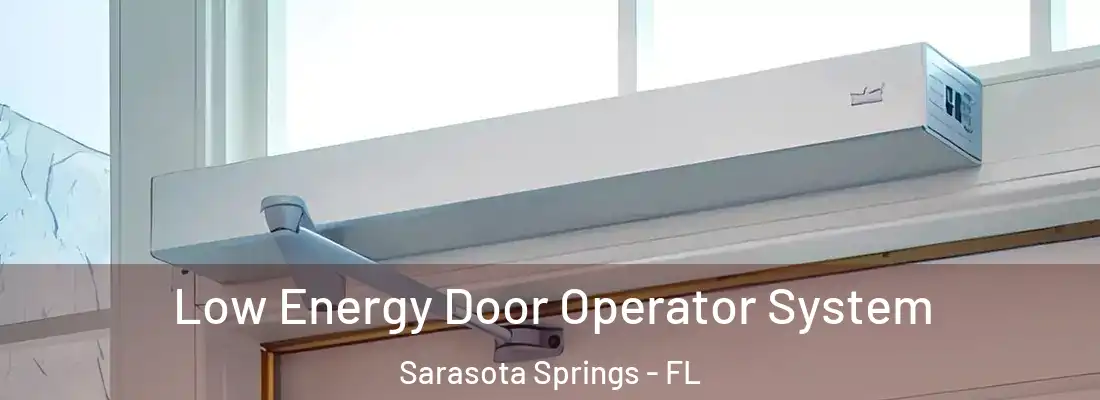 Low Energy Door Operator System Sarasota Springs - FL